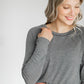 Round Neck Long Sleeve Top Tops