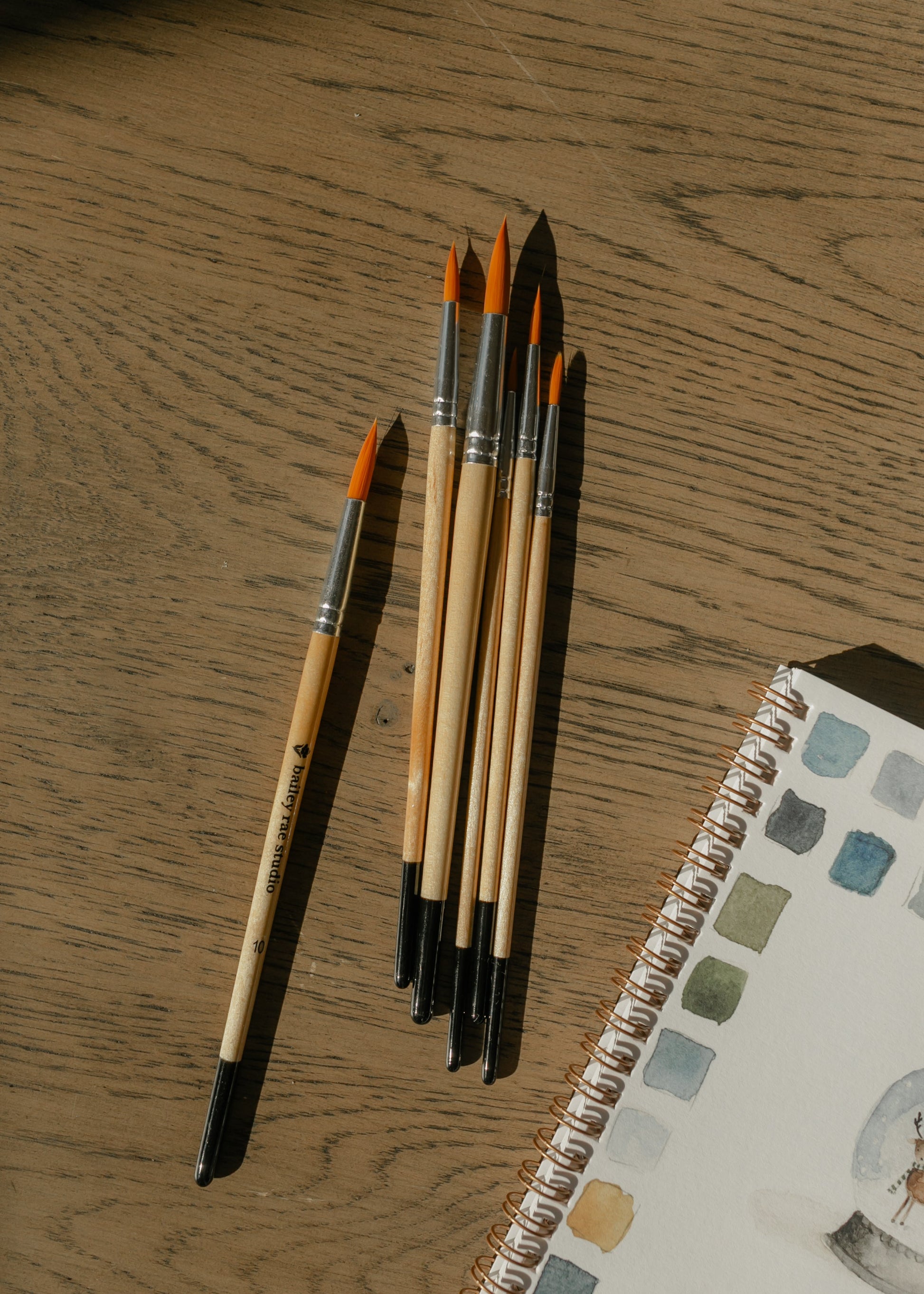 Round Tip Watercolor Brush Set Gifts