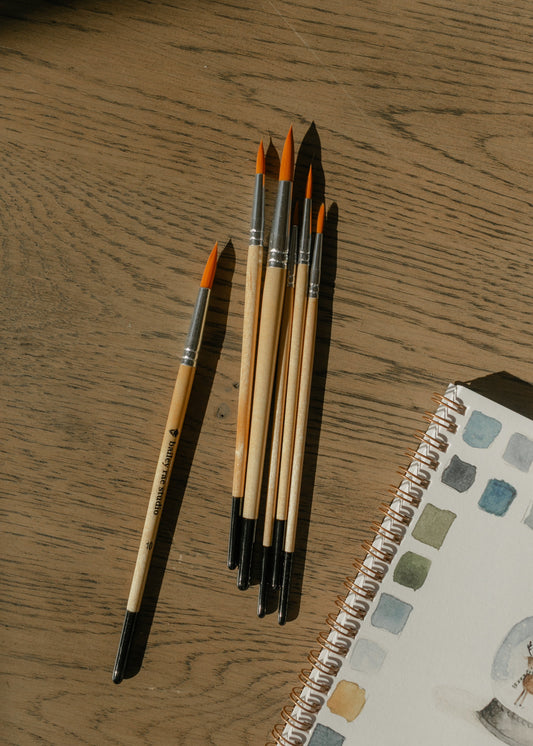 Round Tip Watercolor Brush Set Gifts