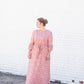 Ruby Blush Floral 3/4 Flounce Bell Sleeve Maxi Dress - FINAL SALE IC Dresses