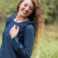 Ruffle Shoulder Top FF Tops