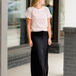 Ruffle Sleeve Striped Top IC Tops