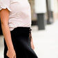 Ruffle Sleeve Striped Top IC Tops