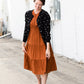 Ruffle Tiered Flowy Midi Dress FF Dresses