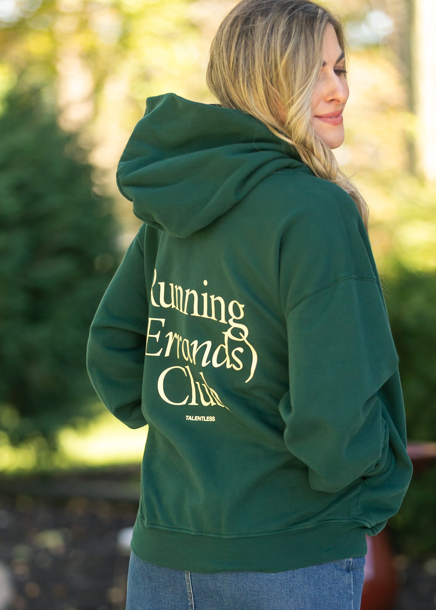 Running Errands Club Hoodie FF Tops