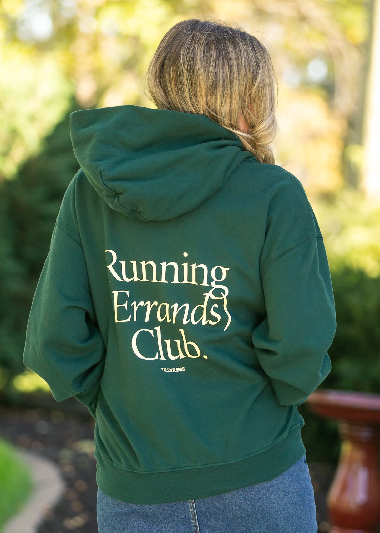 Running Errands Club Hoodie FF Tops