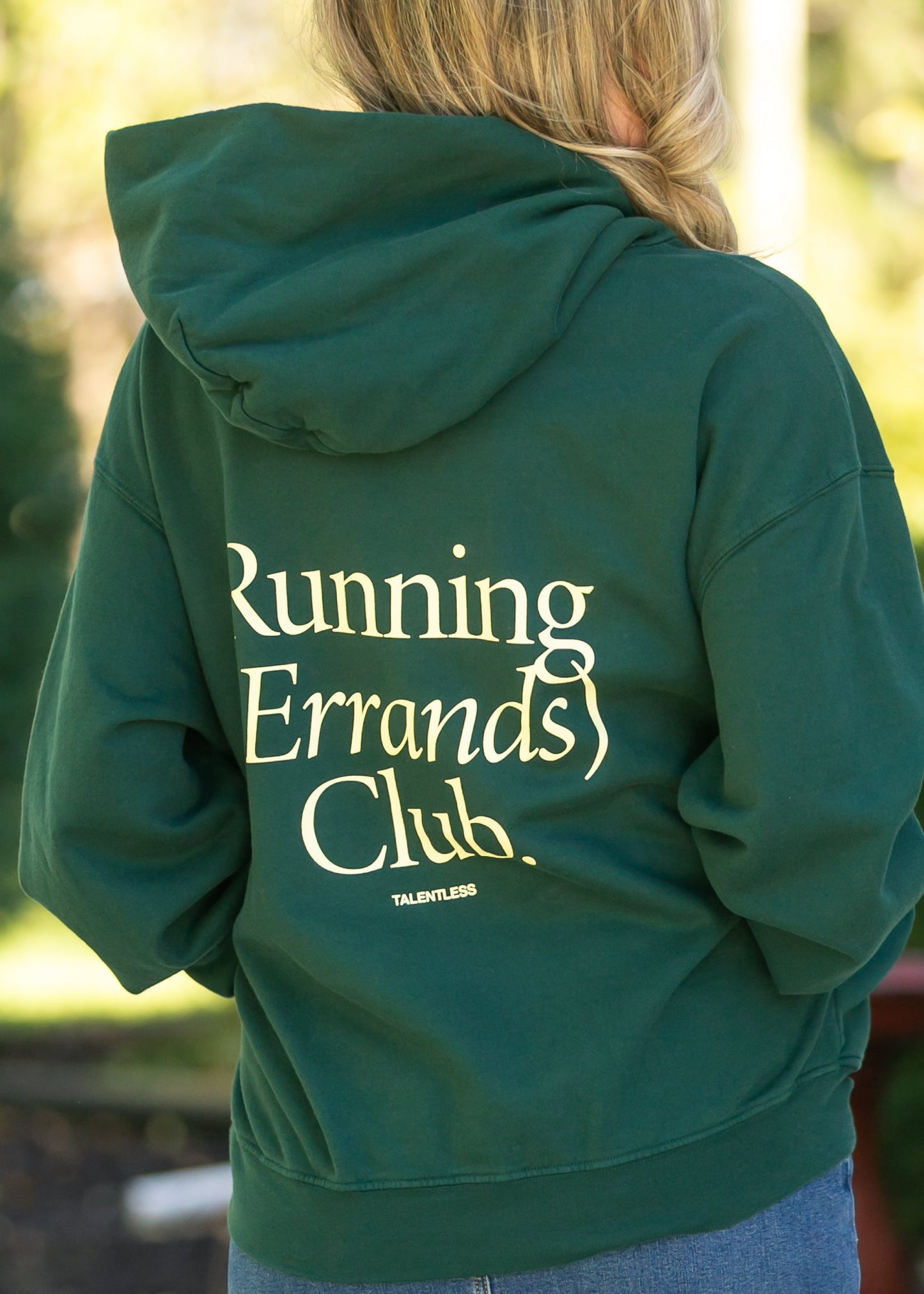 Running Errands Club Hoodie FF Tops