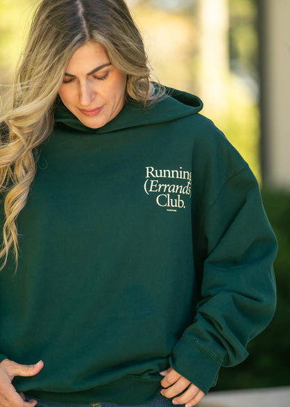 Running Errands Club Hoodie FF Tops