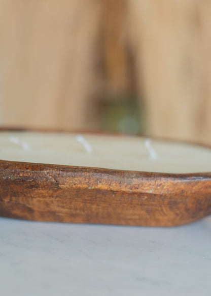 Rustic Dough Bowl Soy Candle Home & Lifestyle