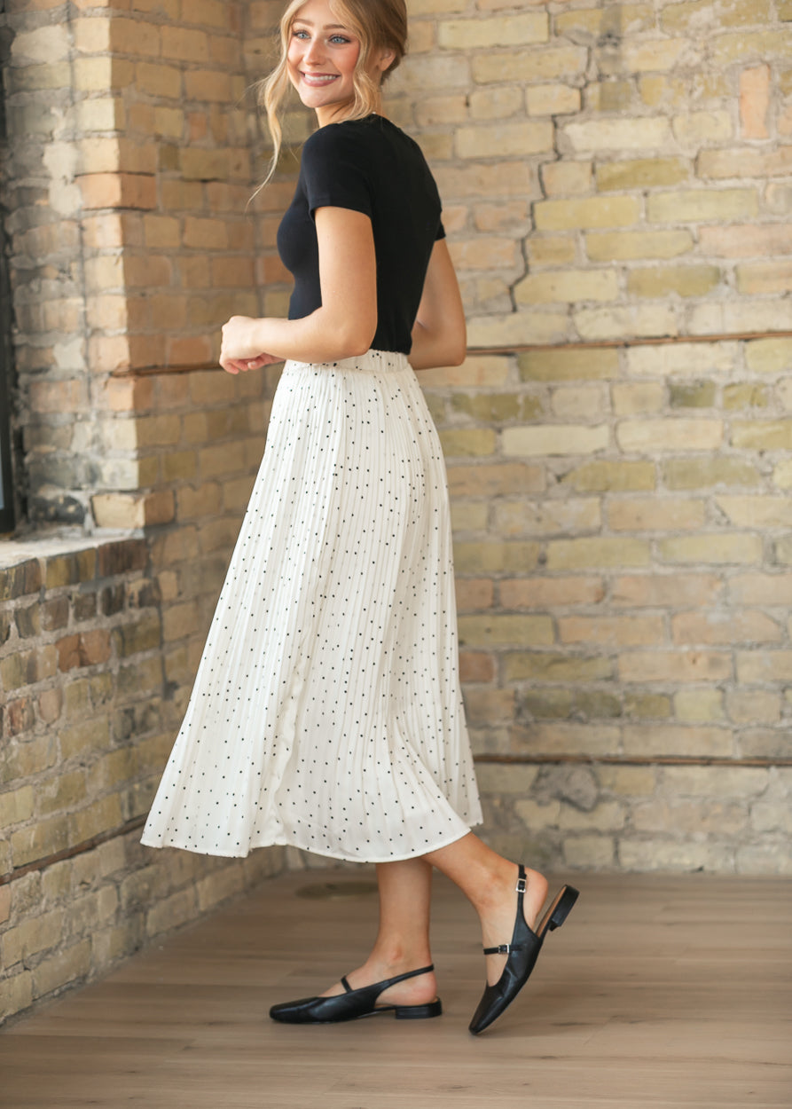 Sadie & Sage® Letters Home Pleated Maxi Skirt FF Skirts