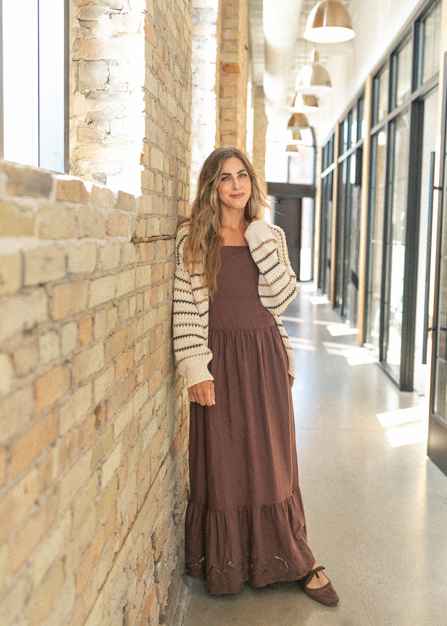 Sadie & Sage® Lost Range Striped Cardigan FF Layering Essentials