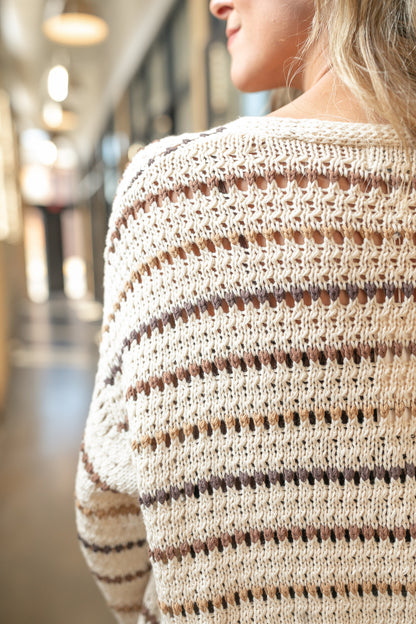 Sadie & Sage® Lost Range Striped Cardigan FF Layering Essentials
