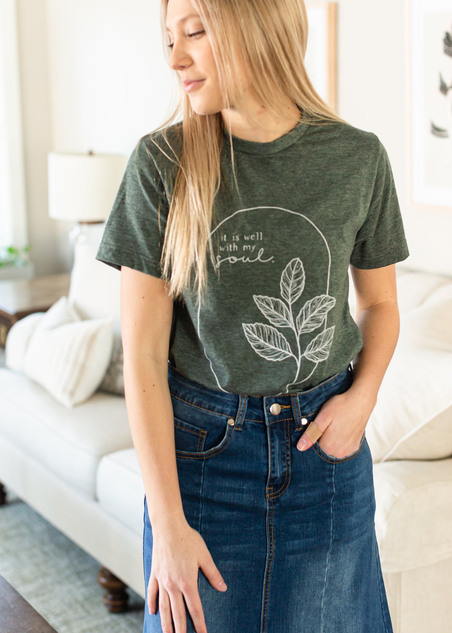 Sage It Is Well Graphic Tee - FINAL SALE FF Tops