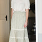 Sage Lace Trim Maxi Skirt - FINAL SALE Skirts