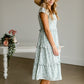 Sage Ruffle Midi Dress Dresses