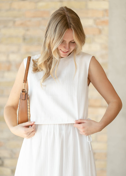 SAGE THE LABEL® Deja Vu Tie Top FF Tops