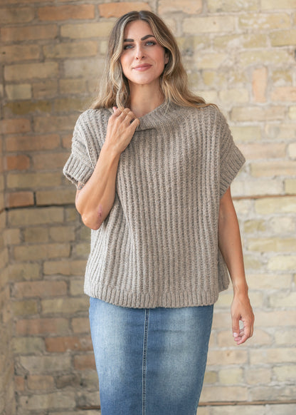 Sage the Label® Granger Turtleneck Sleeveless Sweater FF Tops