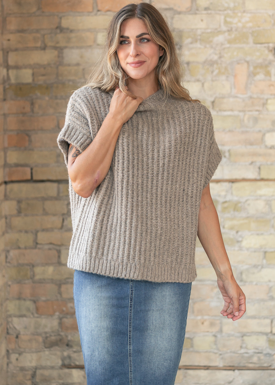 Sage the Label® Granger Turtleneck Sleeveless Sweater FF Tops