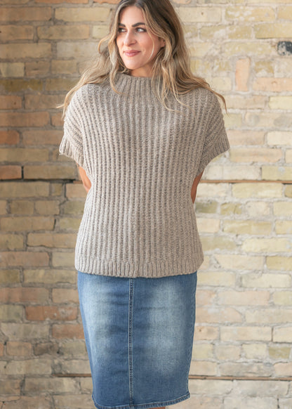 Sage the Label® Granger Turtleneck Sleeveless Sweater FF Tops
