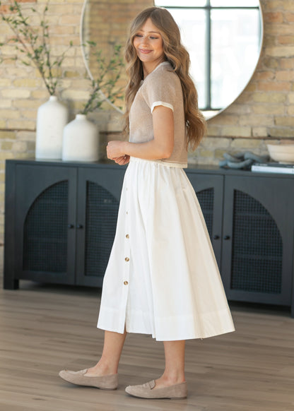 SAGE THE LABEL® Lily Pond Midi Skirt FF Skirts
