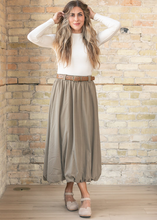 Sage the Label® Village Belted Midi Skirt FF Skirts