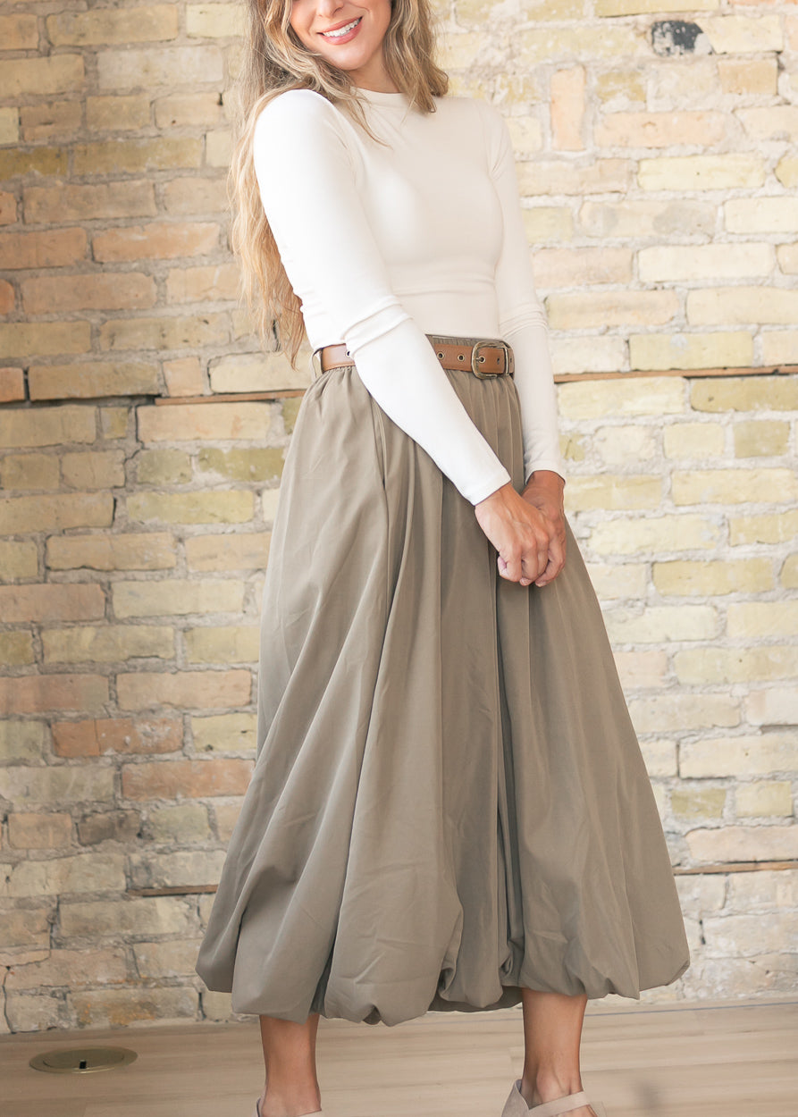Sage the Label® Village Belted Midi Skirt FF Skirts
