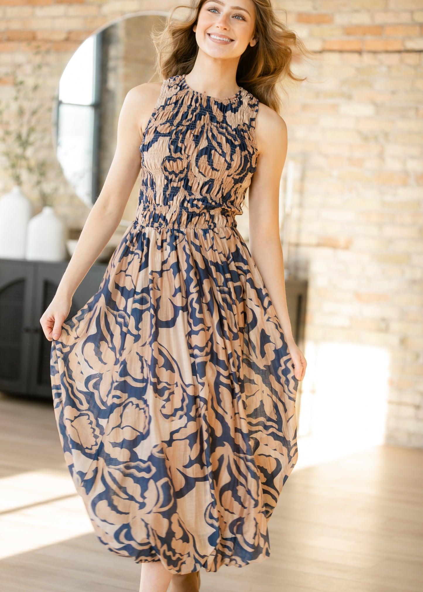 SAGE THE LABEL® Wild City Midi Dress FF Dresses