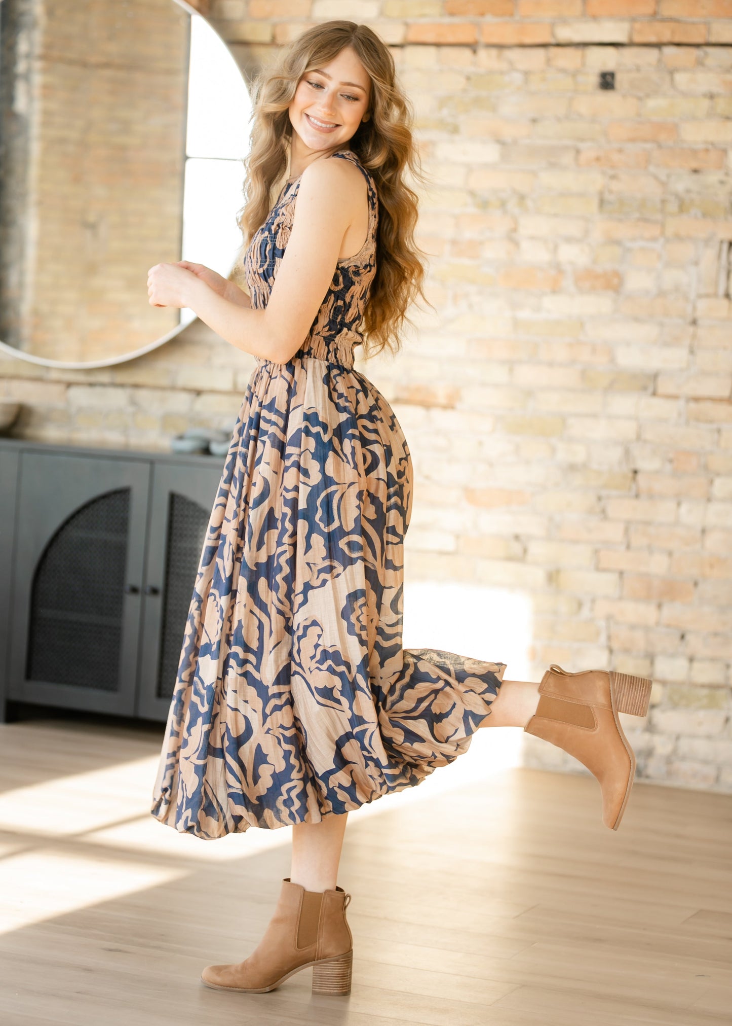 SAGE THE LABEL® Wild City Midi Dress FF Dresses