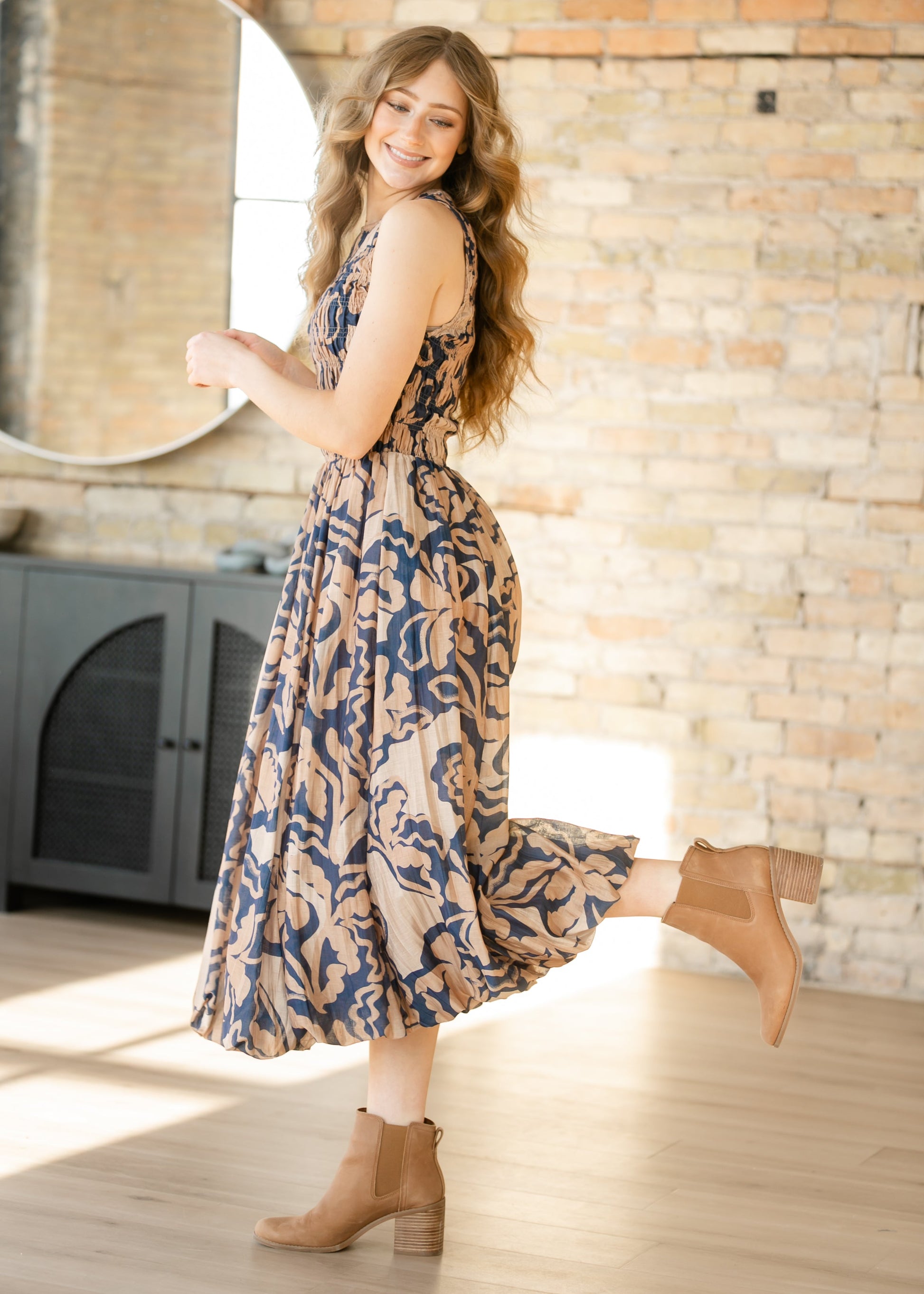 SAGE THE LABEL® Wild City Midi Dress FF Dresses