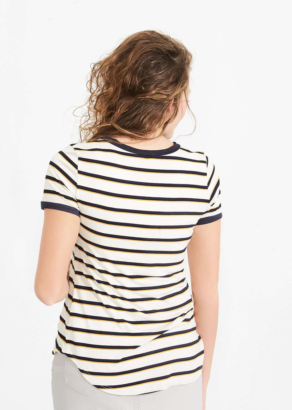 Sailor Stripe V-Neck Tee - FINAL SALE FF Tops