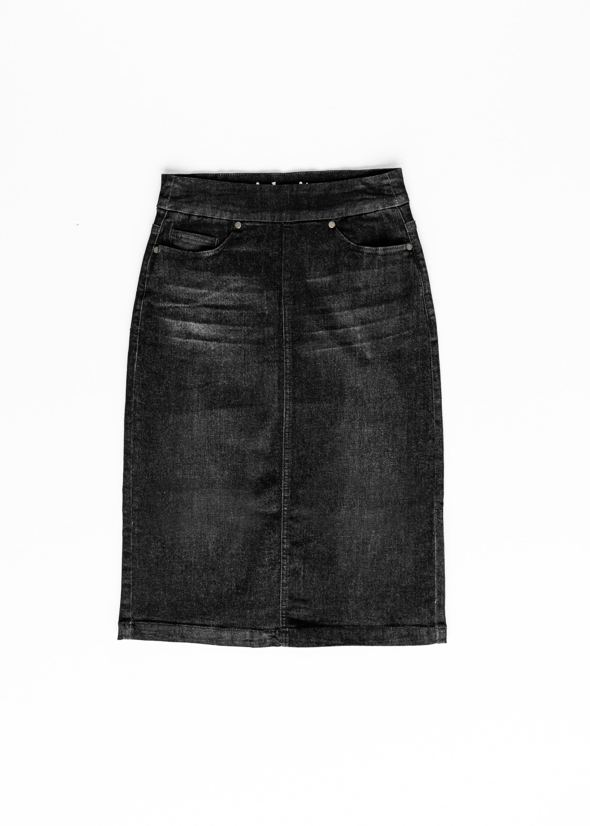 Sandra Black Midi Skirt Skirts