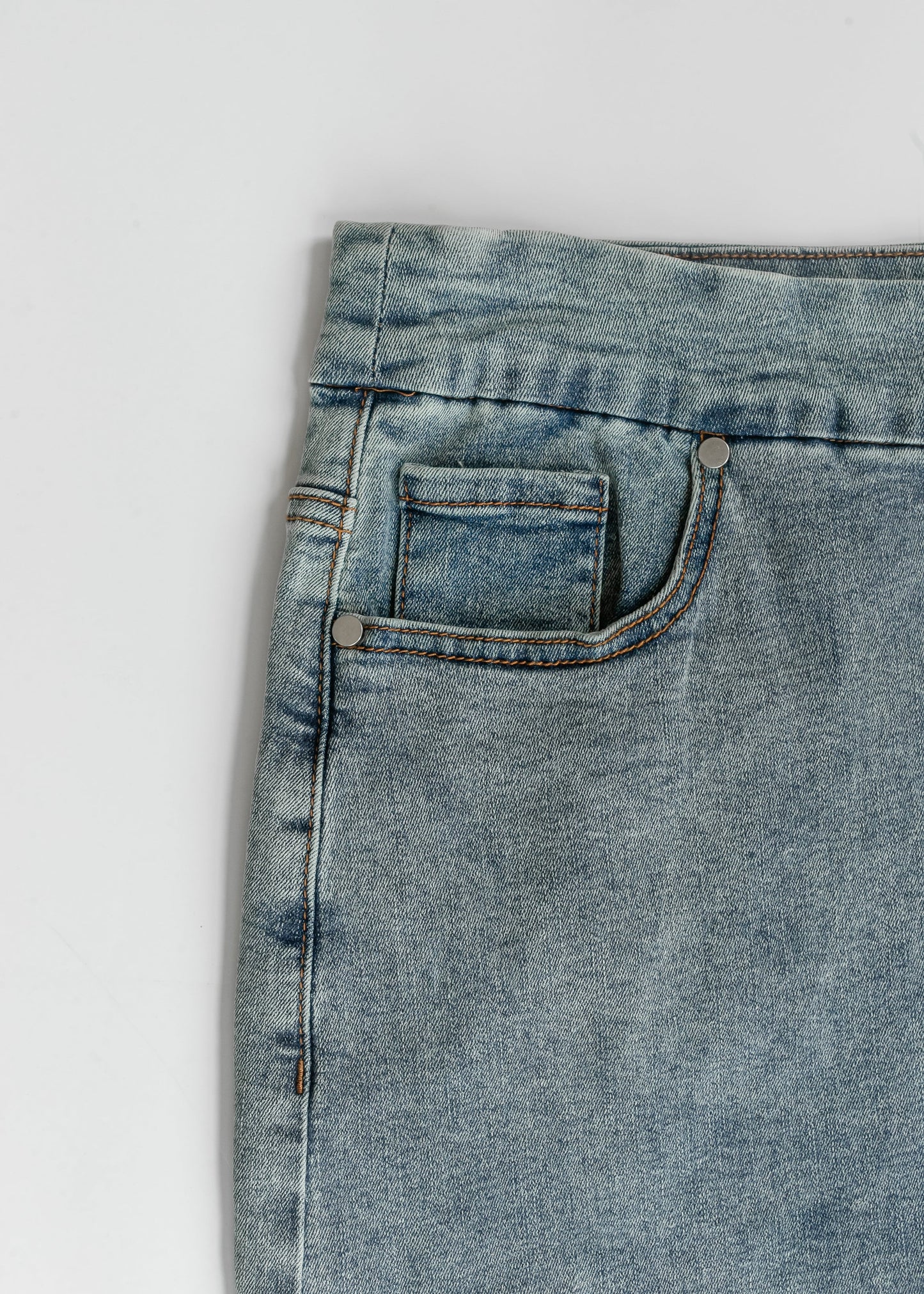 Sandra Classic Wash Midi Denim Skirt IC Skirts