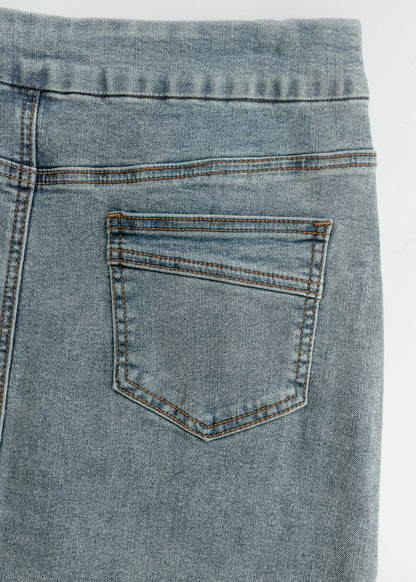 Sandra Classic Wash Midi Denim Skirt IC Skirts