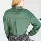 Satin Cropped Button Up Top FF Tops