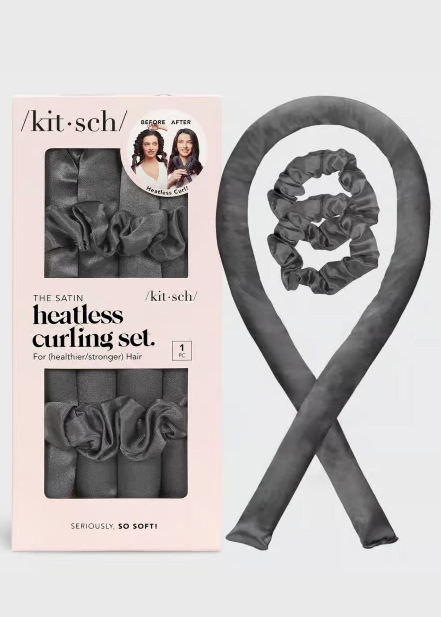 Satin Heatless Curling Set Accessories