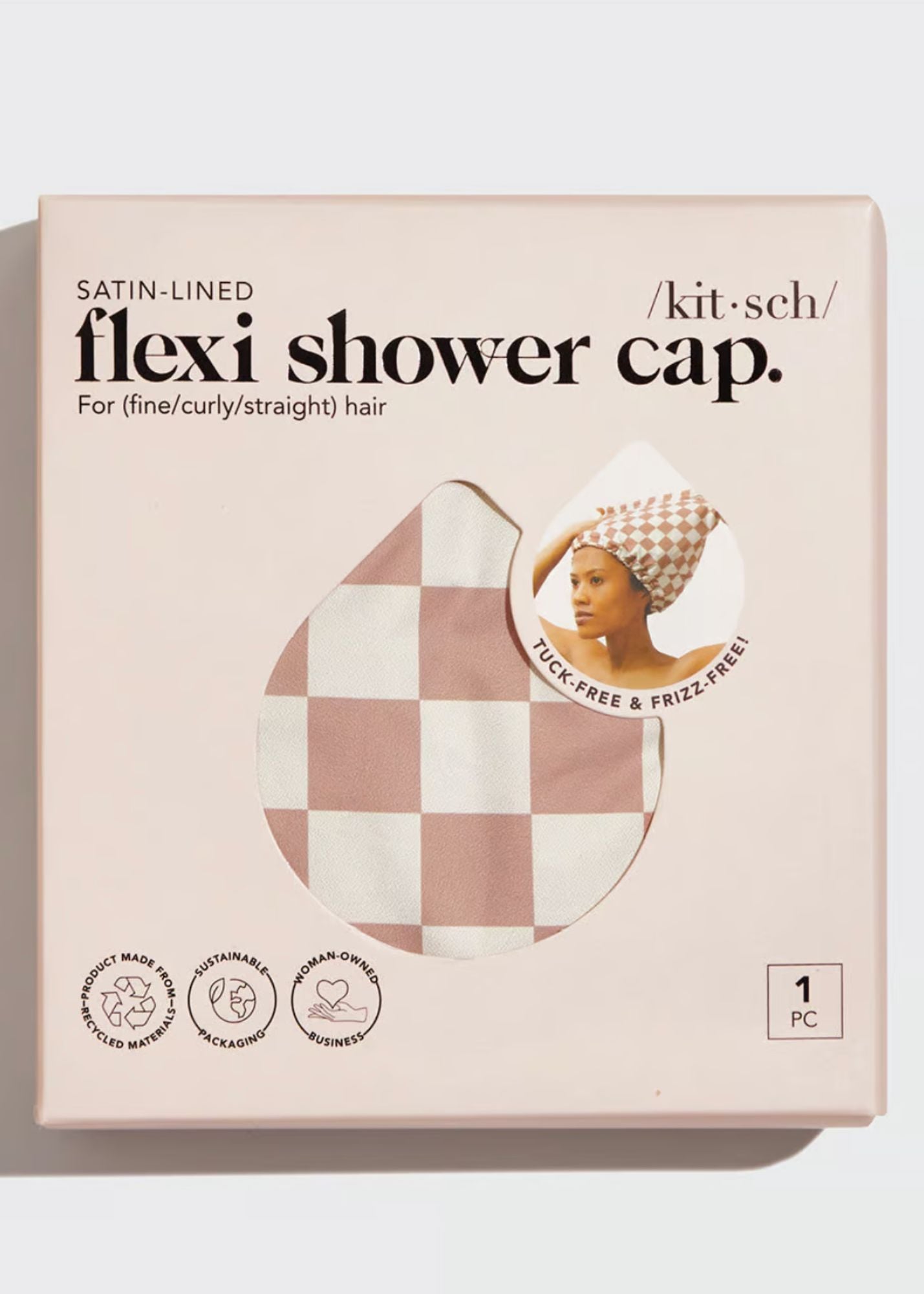 Satin Lined Flexi Shower Cap Accessories