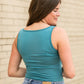 Scoop Neck Seamless Layering Tank Top Tops