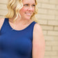 Scoop Neck Seamless Layering Tank Top Tops Navy / S/M