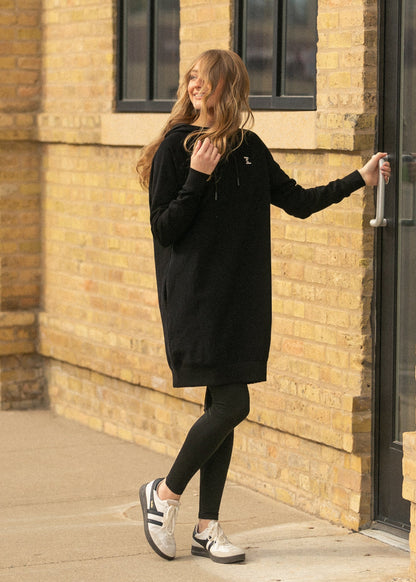 Scout Midi Hooded Sweatshirt Dress IC Dresses