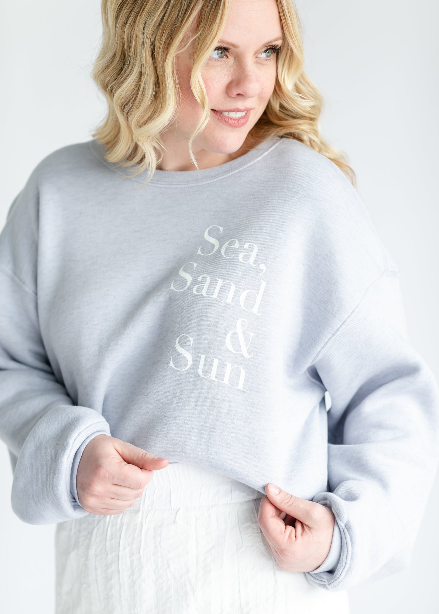Sea, Sand, Sun Graphic Sweatshirt FF Tops