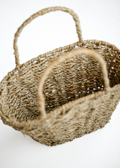 Seagrass Woven Mini Easter Basket Gifts