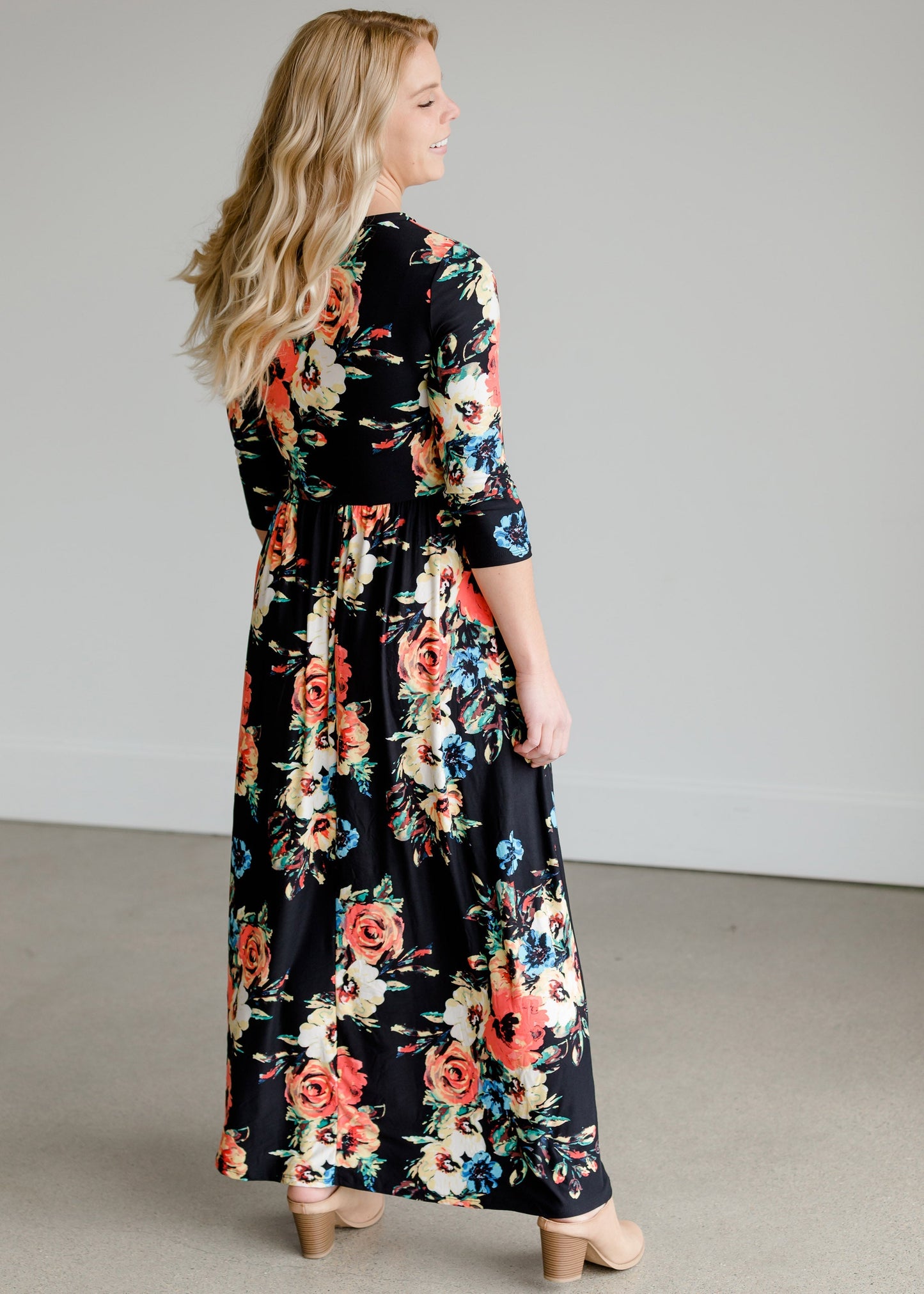 Self Tie Floral Maxi Dress - FINAL SALE Dresses