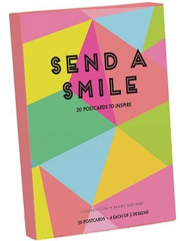 Send A Smile Postcard Book - FINAL SALE Home & Lifestyle