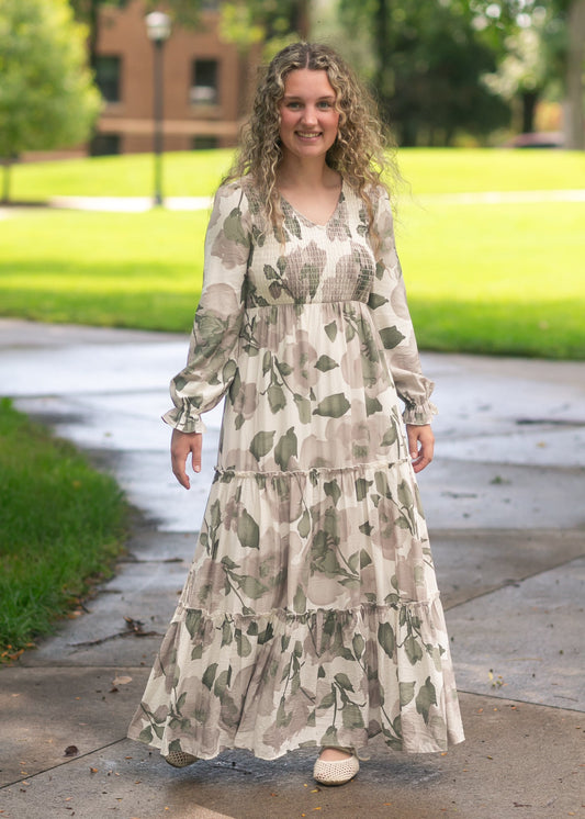 September Long Sleeve Maxi Dress FF Dresses