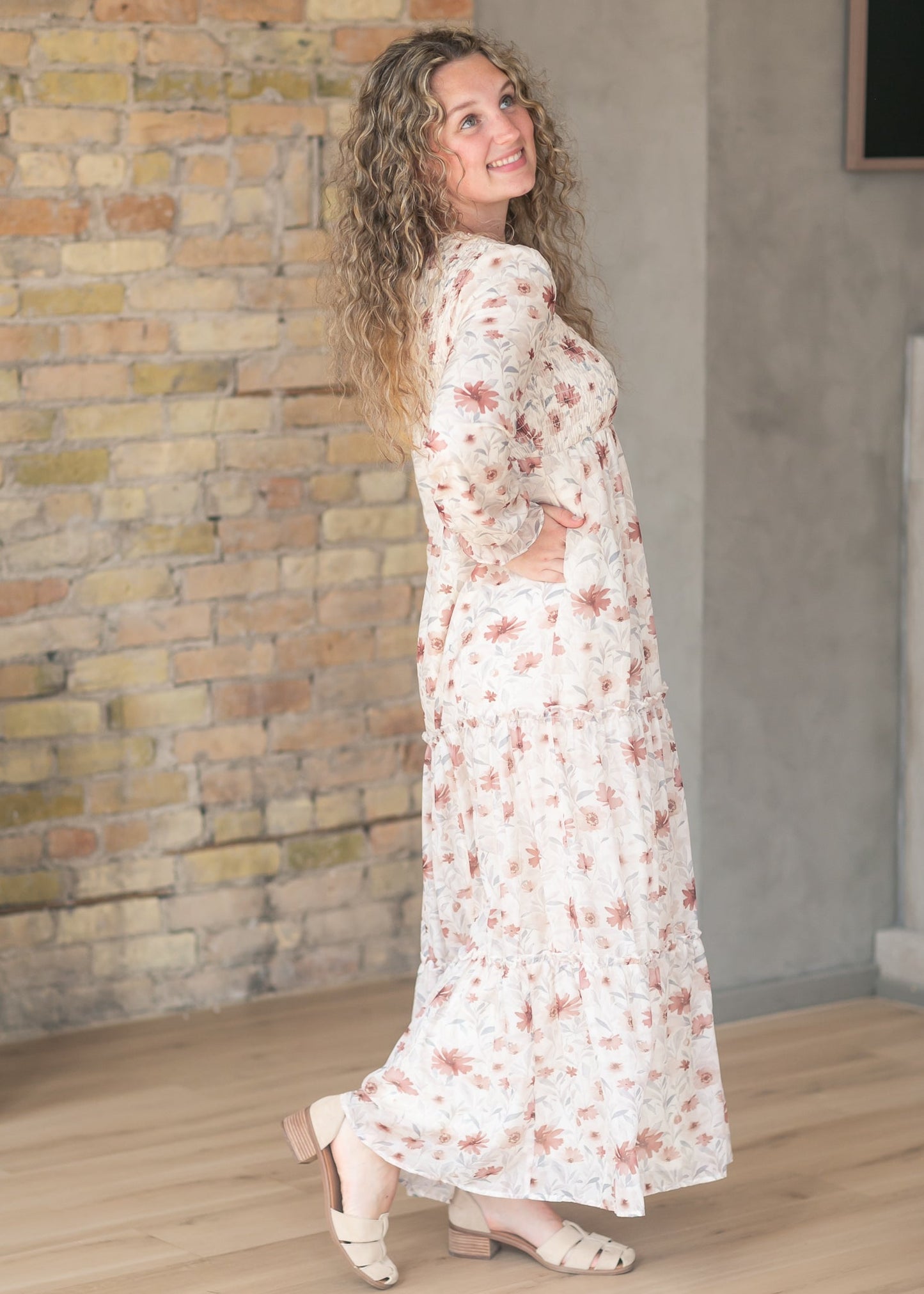 September Long Sleeve Maxi Dress FF Dresses