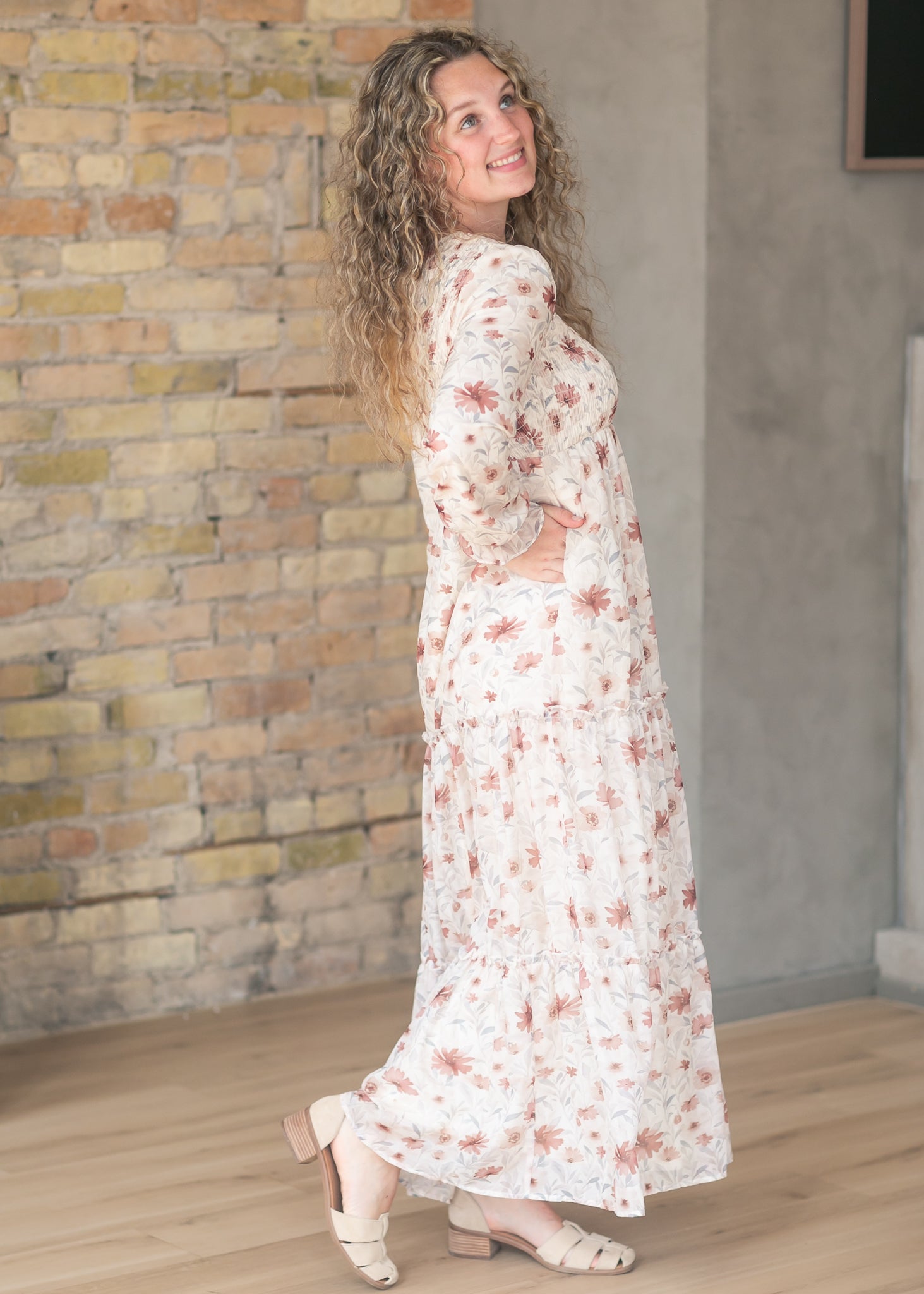 September Long Sleeve Maxi Dress FF Dresses