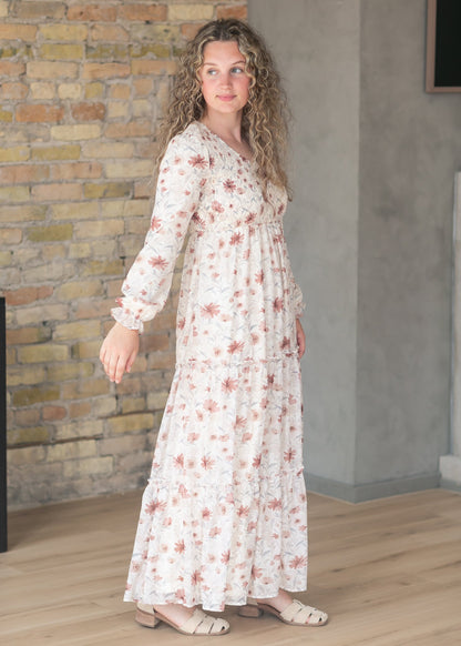 September Long Sleeve Maxi Dress FF Dresses