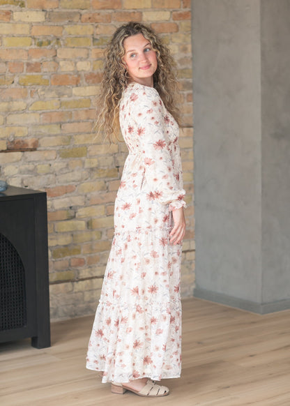 September Long Sleeve Maxi Dress FF Dresses