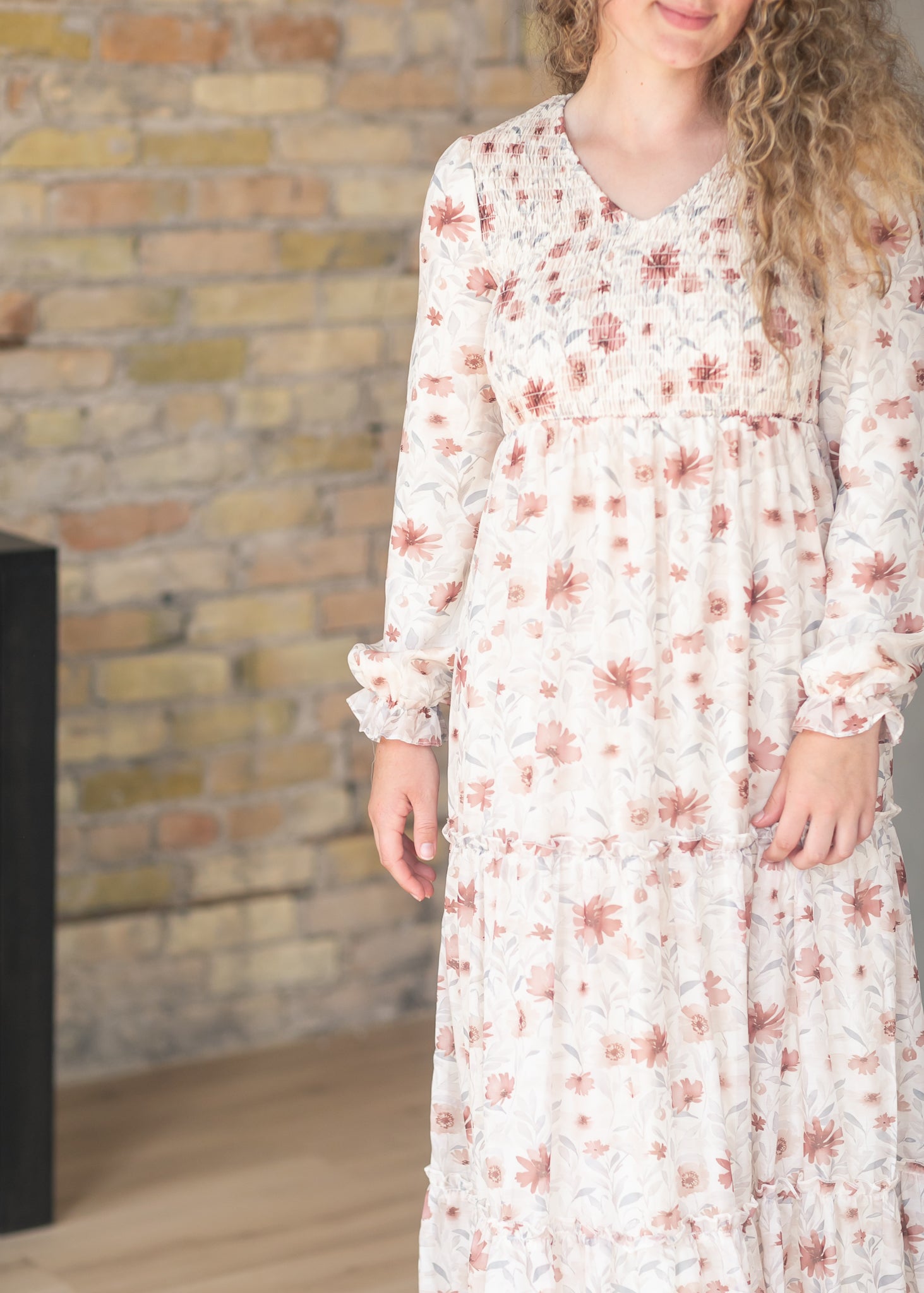 September Long Sleeve Maxi Dress FF Dresses