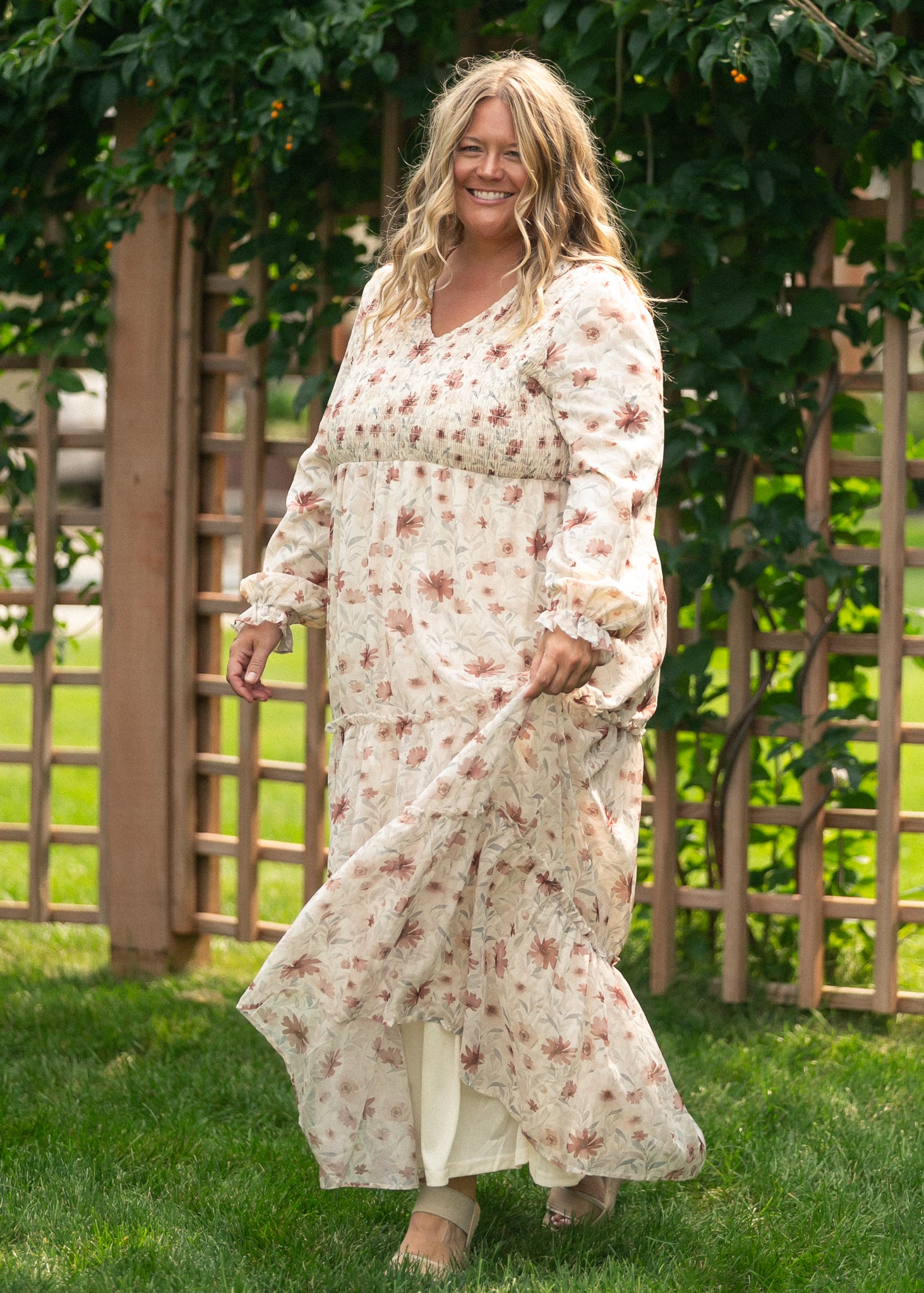 September Long Sleeve Maxi Dress FF Dresses